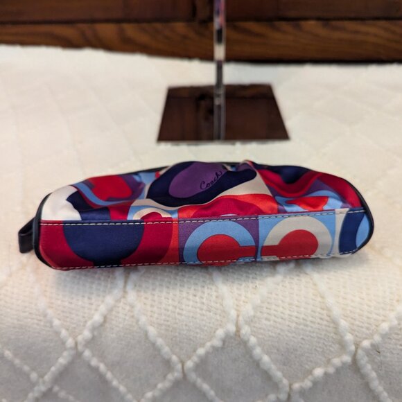 Coach Madison Scarf Satin Graphic Op Art Resort Mini Handbag J0882-42177 - Picture 15 of 16